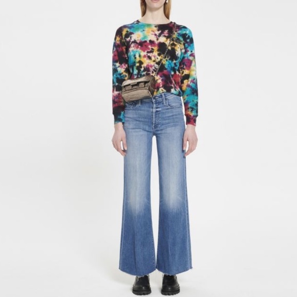 ✨MOTHER✨Tomcat Roller Wide Leg Ankle Jeans in We The Animals - Picture 1 of 9